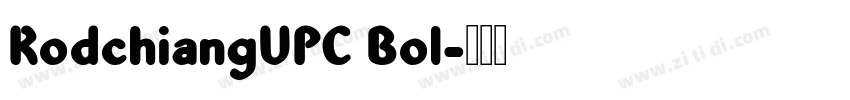 KodchiangUPC Bol字体转换
